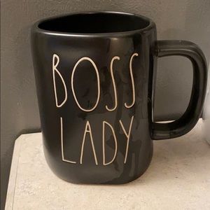 Rae Dunn Boss Lady Black Mug